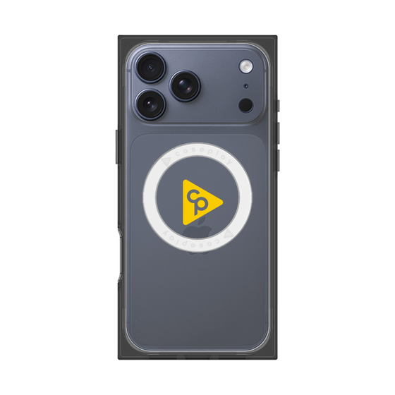 Premium Square Case with MagSafe［ Original - CASEPLAY Logo - Yellow/C ］