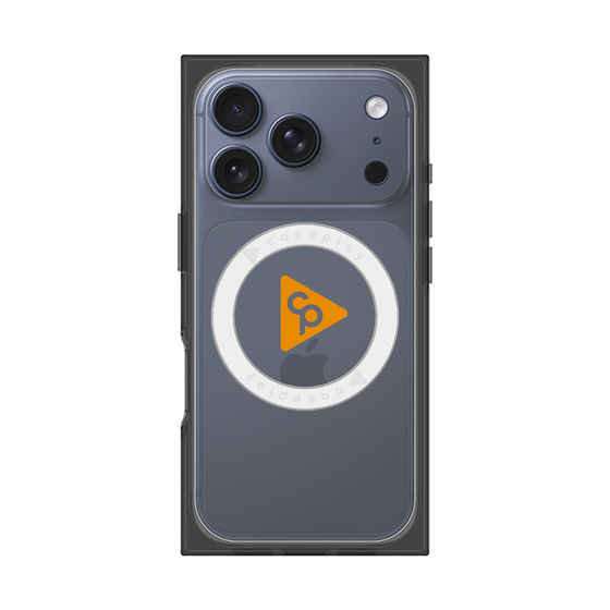 Premium Square Case with MagSafe［ Original - CASEPLAY Logo - Orange/C ］