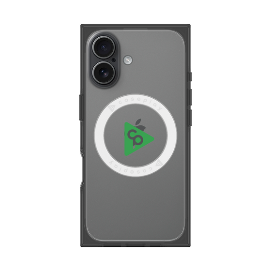 Premium Square Case with MagSafe［ Original - CASEPLAY Logo - Green/C ］