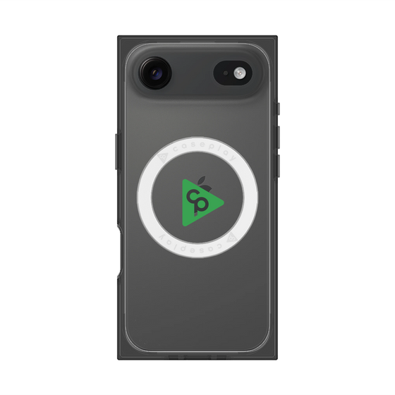 Premium Square Case with MagSafe［ Original - CASEPLAY Logo - Green/C ］