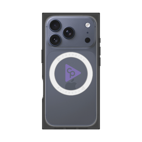 Premium Square Case with MagSafe［ Original - CASEPLAY Logo - Purple/C ］