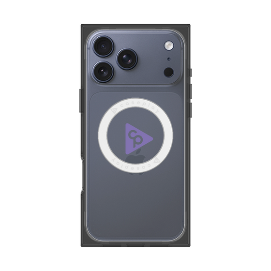 Premium Square Case with MagSafe［ Original - CASEPLAY Logo - Purple/C ］