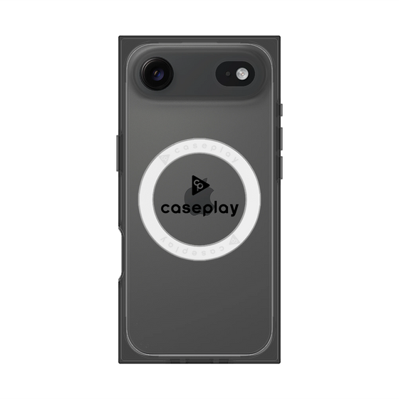 Premium Square Case with MagSafe［ Original - CASEPLAY Logo - Black/D ］