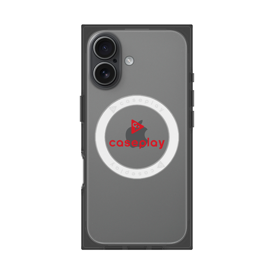 Premium Square Case with MagSafe［ Original - CASEPLAY Logo - Red/D ］