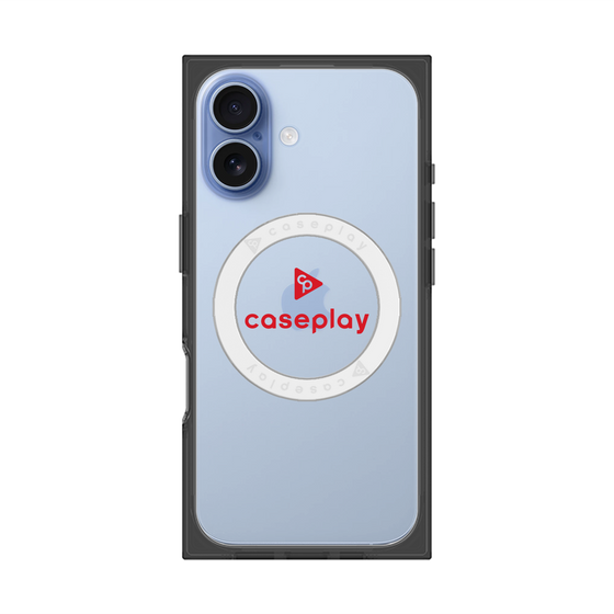 Premium Square Case with MagSafe［ Original - CASEPLAY Logo - Red/D ］