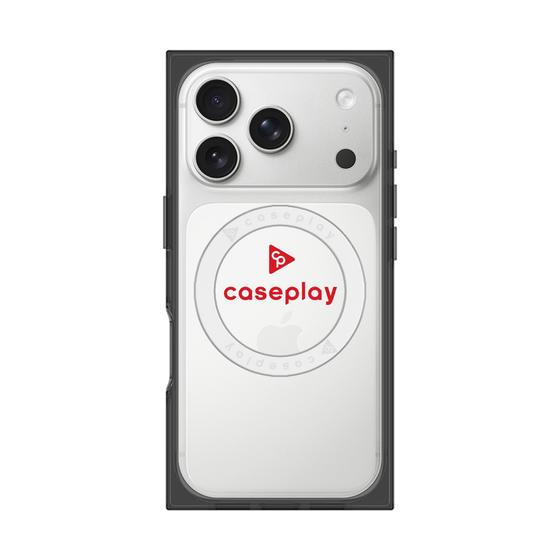 Premium Square Case with MagSafe［ Original - CASEPLAY Logo - Red/D ］