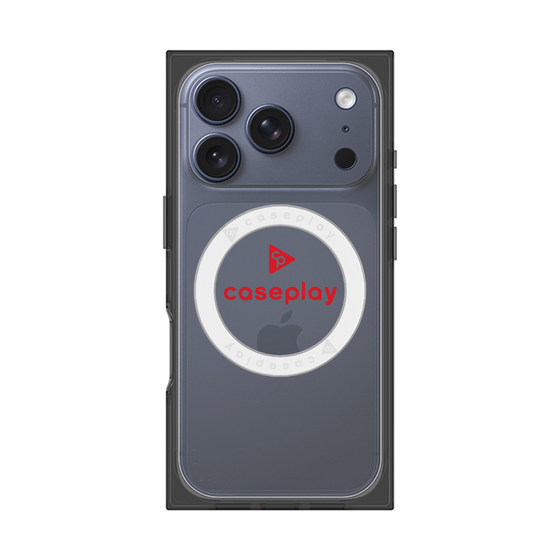 Premium Square Case with MagSafe［ Original - CASEPLAY Logo - Red/D ］