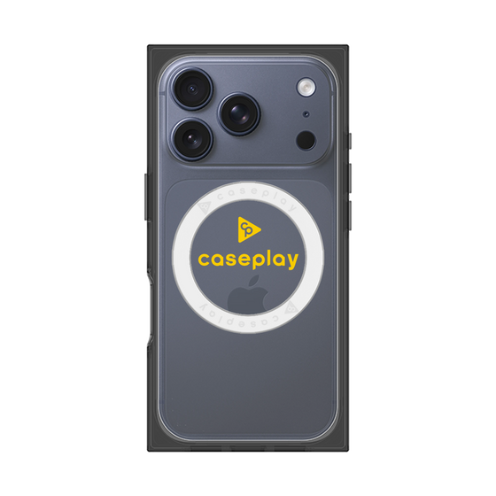 Premium Square Case with MagSafe［ Original - CASEPLAY Logo - Yellow/D ］