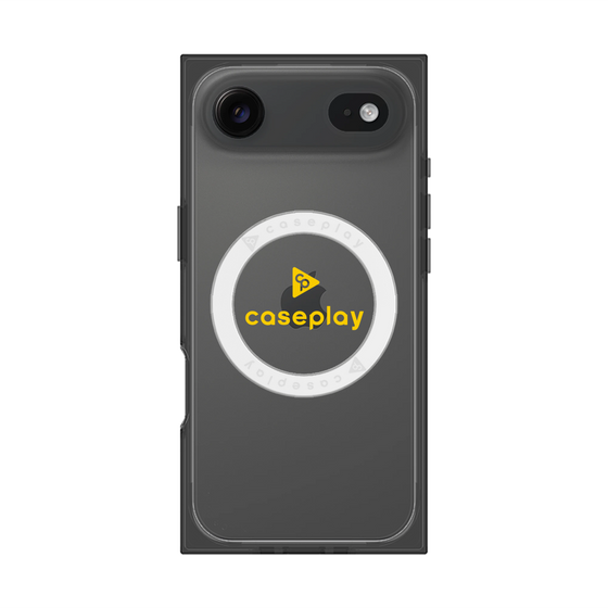 Premium Square Case with MagSafe［ Original - CASEPLAY Logo - Yellow/D ］