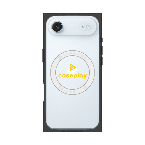Premium Square Case with MagSafe［ Original - CASEPLAY Logo - Yellow/D ］