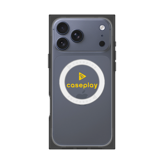 Premium Square Case with MagSafe［ Original - CASEPLAY Logo - Yellow/D ］