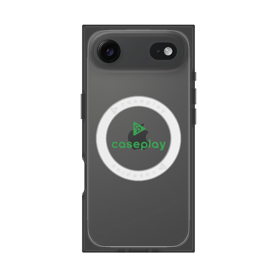 Premium Square Case with MagSafe［ Original - CASEPLAY Logo - Green/D ］