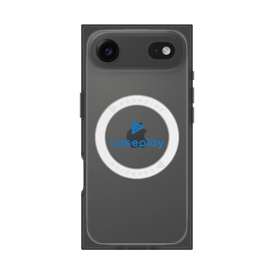 Premium Square Case with MagSafe［ Original - CASEPLAY Logo - Blue/D ］