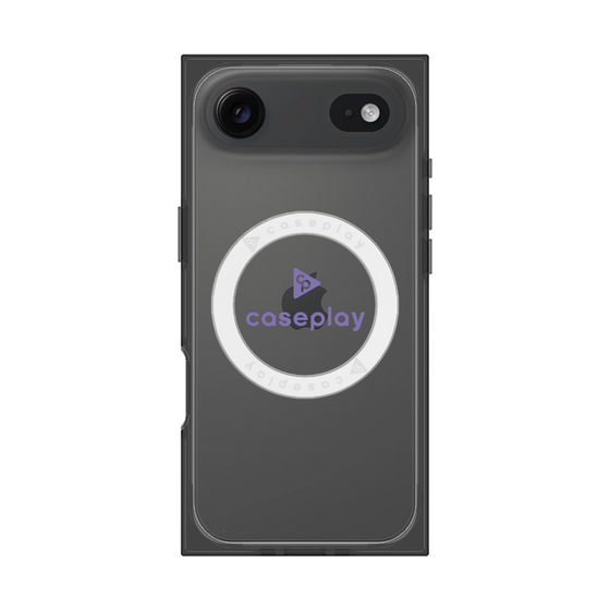 Premium Square Case with MagSafe［ Original - CASEPLAY Logo - Purple/D ］