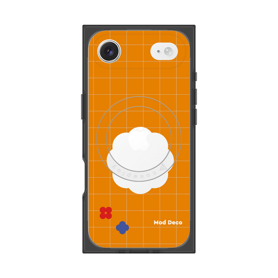 Premium Square Case with MagSafe［ Mod Deco - Original - Retro Orange ］
