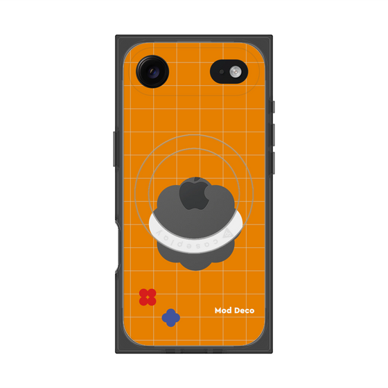 Premium Square Case with MagSafe［ Mod Deco - Original - Retro Orange ］