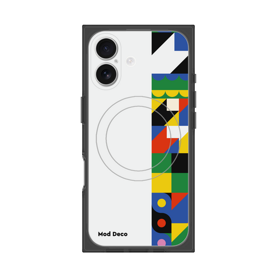 Premium Square Case with MagSafe［ Mod Deco - Original - Geometric pattern/B ］