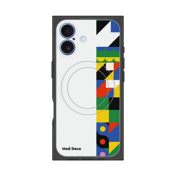 Premium Square Case with MagSafe［ Mod Deco - Original - Geometric pattern/B ］