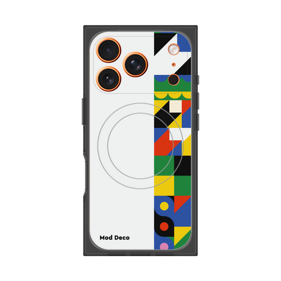 Premium Square Case with MagSafe［ Mod Deco - Original - Geometric pattern/B ］