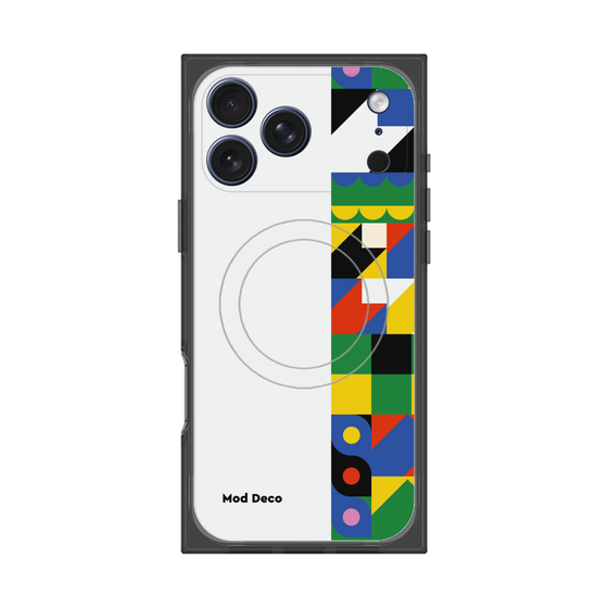 Premium Square Case with MagSafe［ Mod Deco - Original - Geometric pattern/B ］