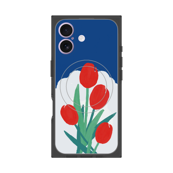 Premium Square Case with MagSafe［ Mod Deco - Original - Flower/A ］