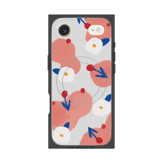 Premium Square Case with MagSafe［ Mod Deco - Original - Flower/C ］