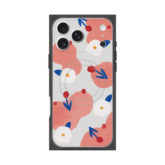 Premium Square Case with MagSafe［ Mod Deco - Original - Flower/C ］