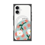Premium Square Case with MagSafe［ Mod Deco - Original - Flower/D ］