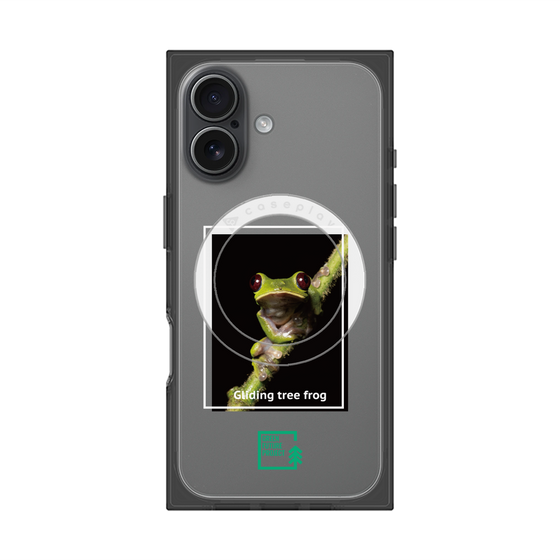 Premium Square Case with MagSafe［ Green Future Project - Gliding tree frog ］