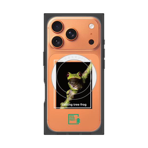 Premium Square Case with MagSafe［ Green Future Project - Gliding tree frog ］