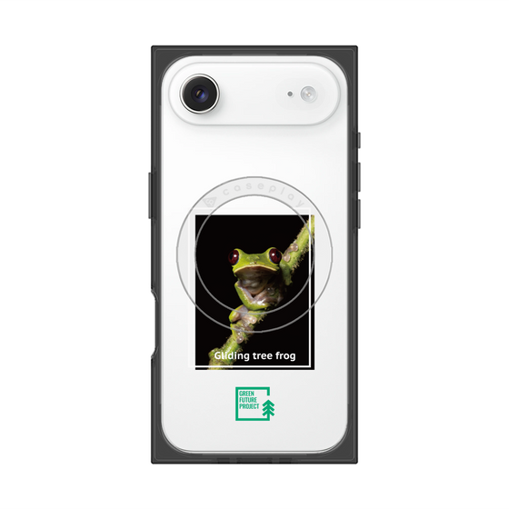 Premium Square Case with MagSafe［ Green Future Project - Gliding tree frog ］