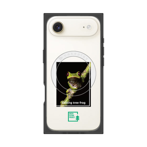 Premium Square Case with MagSafe［ Green Future Project - Gliding tree frog ］