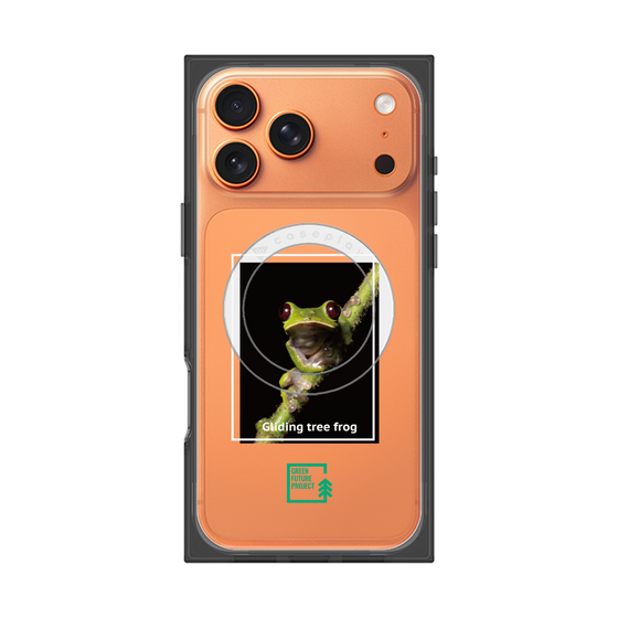 Premium Square Case with MagSafe［ Green Future Project - Gliding tree frog ］