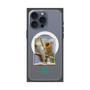Premium Square Case with MagSafe［ Green Future Project - Guira Tanager ］