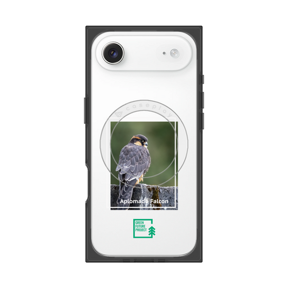 Premium Square Case with MagSafe［ Green Future Project - Aplomado Falcon ］