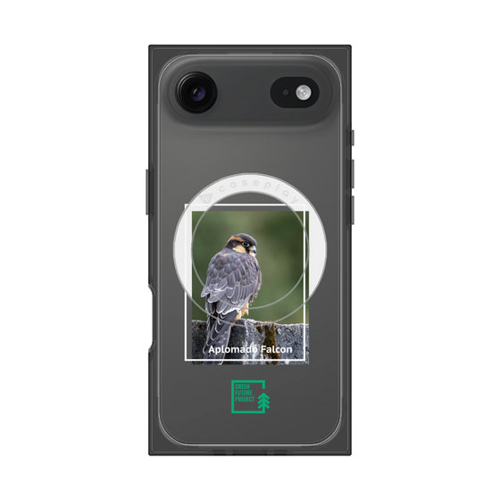 Premium Square Case with MagSafe［ Green Future Project - Aplomado Falcon ］