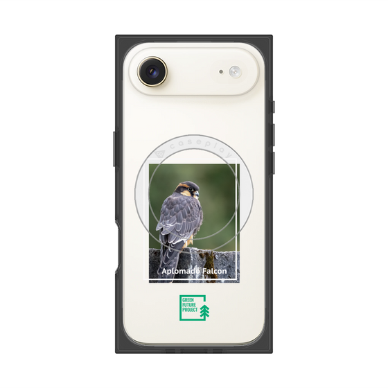 Premium Square Case with MagSafe［ Green Future Project - Aplomado Falcon ］