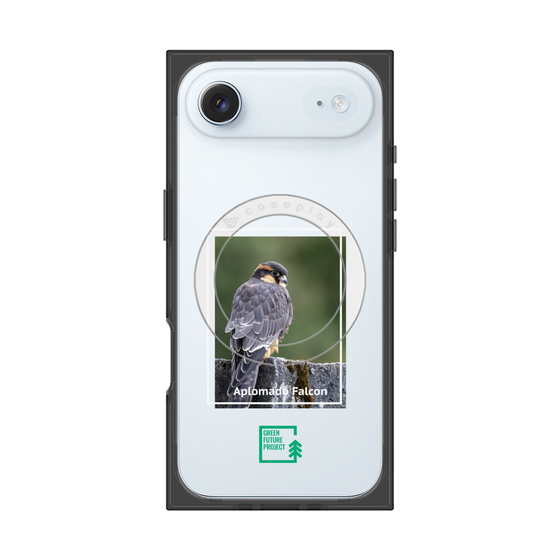 Premium Square Case with MagSafe［ Green Future Project - Aplomado Falcon ］