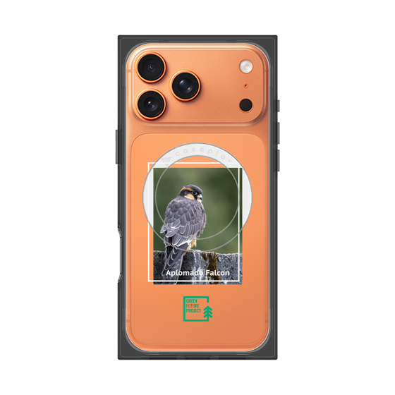 Premium Square Case with MagSafe［ Green Future Project - Aplomado Falcon ］