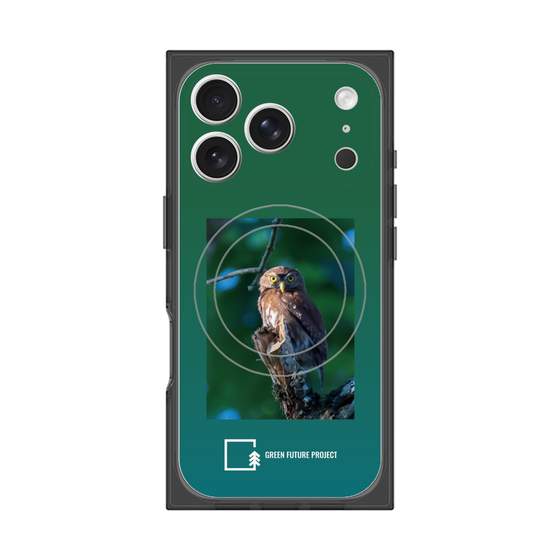 Premium Square Case with MagSafe［ Green Future Project - Ferruginous Pygmy Owl ］