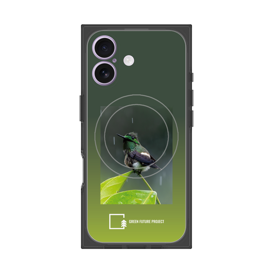 Premium Square Case with MagSafe［ Green Future Project - Butterfly Coquette ］