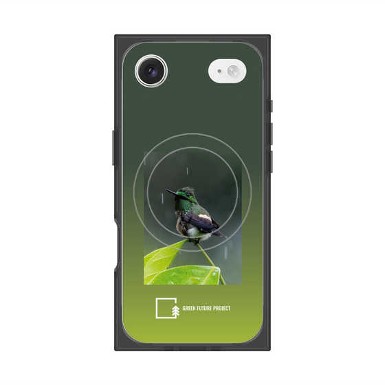 Premium Square Case with MagSafe［ Green Future Project - Butterfly Coquette ］