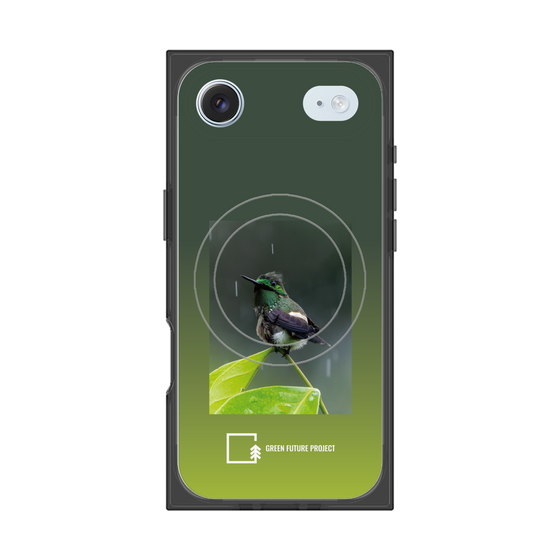 Premium Square Case with MagSafe［ Green Future Project - Butterfly Coquette ］