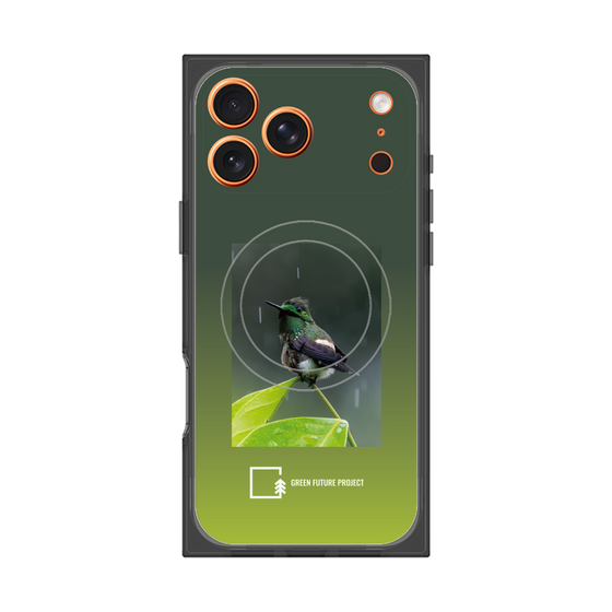 Premium Square Case with MagSafe［ Green Future Project - Butterfly Coquette ］