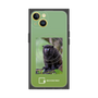 Premium Square Case with MagSafe［ Green Future Project - Black-mantled Tamarin ］