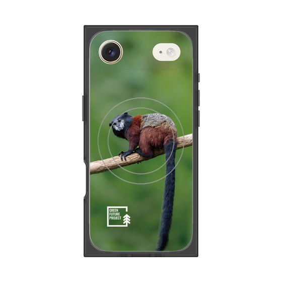 Premium Square Case with MagSafe［ Green Future Project - Saddle-backTamarin ］