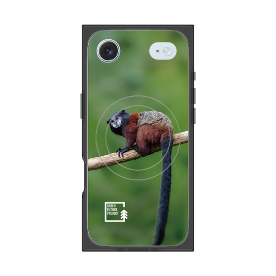 Premium Square Case with MagSafe［ Green Future Project - Saddle-backTamarin ］