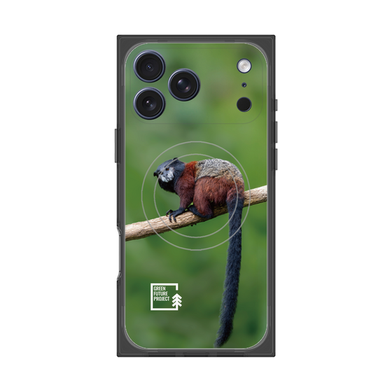 Premium Square Case with MagSafe［ Green Future Project - Saddle-backTamarin ］