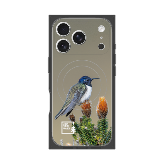 Premium Square Case with MagSafe［ Green Future Project - Ecuadorian Hillstar ］