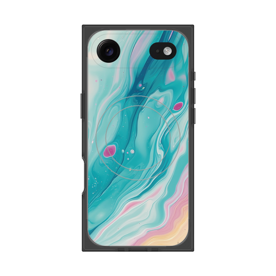 Premium Square Case with MagSafe［ Color Rain - Original - Serene Wave ］